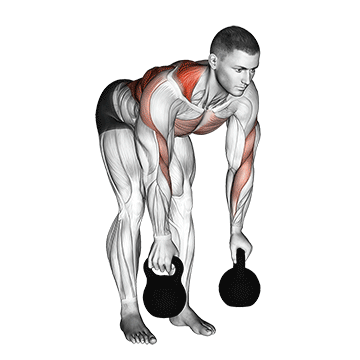 Kettlebell Alternating Row